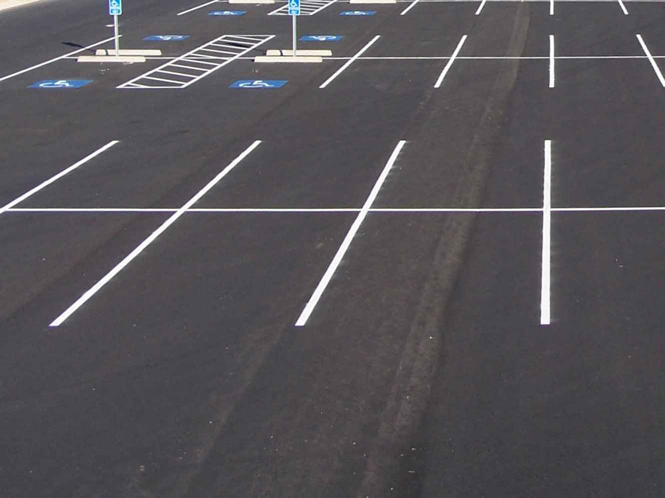 Parking Lot striping in Tomball